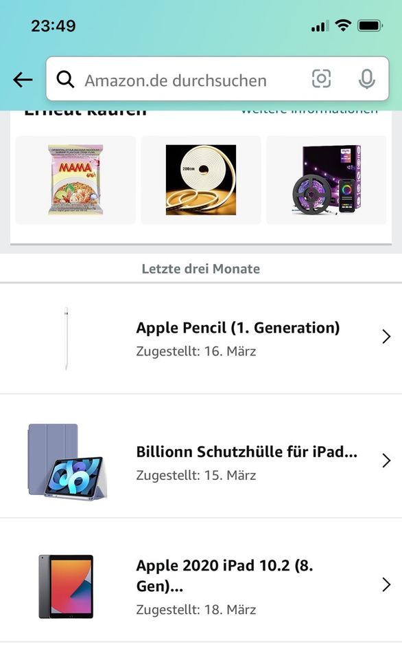 iPad 8.Generation spacegrau 32 Gb + Apple Pencil + Hülle in Leimersheim
