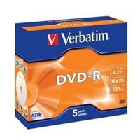 5 Verbatim Rohlinge DVD-R 4,7GB 16x Jewelcase Nordrhein-Westfalen - Much Vorschau