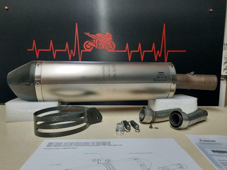 Akrapovic Auspuff, F 650 / 700 / 800 GS, 2008 - 2016, 2 db-killer in Regensburg