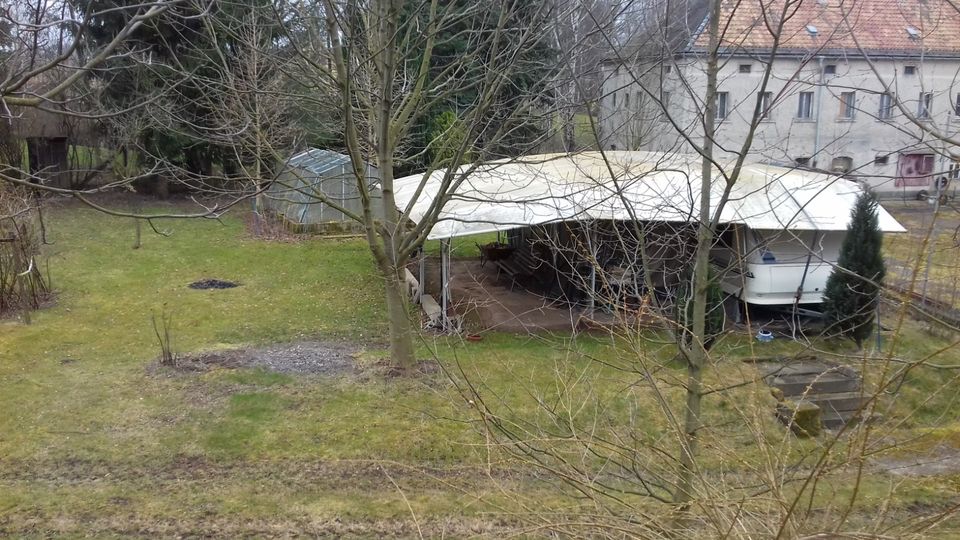 Wetter-Schutzdach Klimatop ca. 8x8m für Wohnwagen, Carport, in Nossen