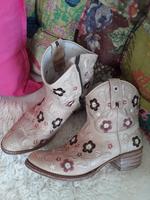 Sendra Boots Gr.39 Leder Blumen Baden-Württemberg - Böblingen Vorschau