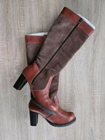 Damenstiefel cognac 7 cm echtes Leder Gr 38 neuwertig Bayern - Gaimersheim Vorschau