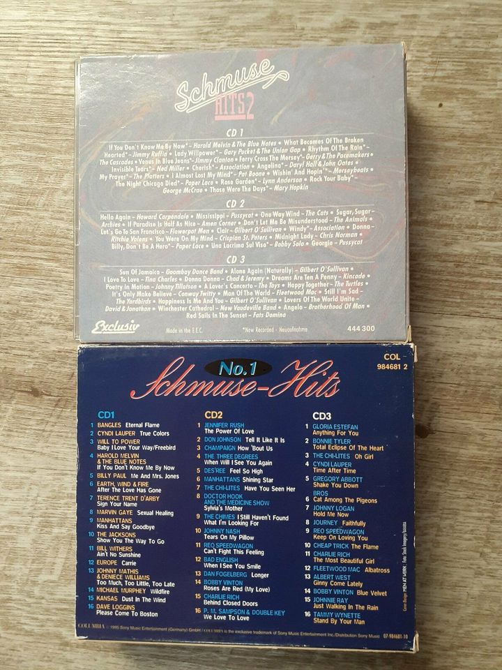 Schmuse Hits Nr.1 & 2 - 2 CD Boxen mit je 3 CDs Oldies Love Musik in Rheda-Wiedenbrück