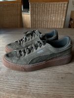 Puma Wildleder Schuhe grün Gr 39 Rheinland-Pfalz - Treis-Karden Vorschau