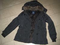 Tom Tailor Winterjacke XL 42 dunkelblau Fell Kragen blau Daunen Hessen - Hüttenberg Vorschau