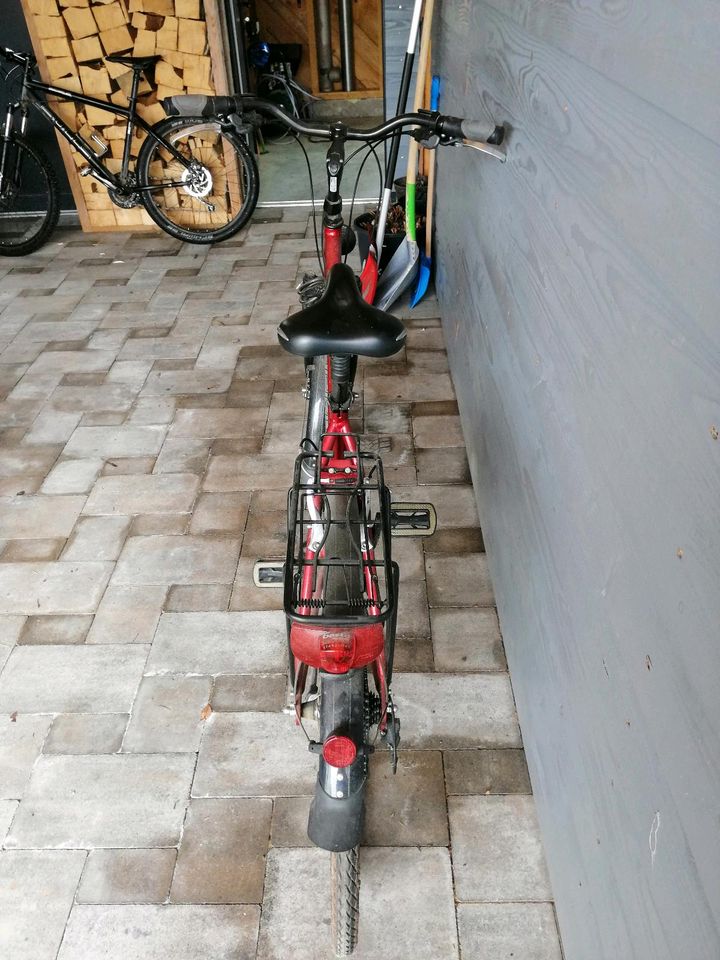 Damen City Fahrrad in rot Bike in Altusried