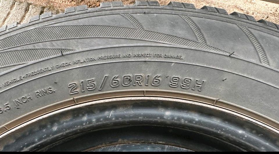 215/60R16 99H auf Opel Felge mit Reifendruckkontrolle in Schwerin