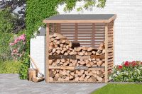 Stabiles Lärche Kaminholzregal (ab 280 €) 200x75x200 cm MIT ODER OHNE RÜCKWAND Kaminholzständer Brennholzregal Holzregal Holzlager Stapelhilfe Kaminholzablage 3190557 3190518 Westerwaldkreis - Hahn am See Vorschau