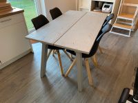 Esszimmergruppe IKEA INDUSTRIELL | 4 schwarze Schalenstühle Nordrhein-Westfalen - Wermelskirchen Vorschau