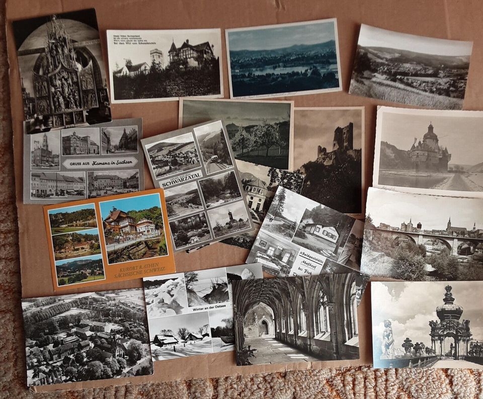 Konvolut Ansichtskarten 385 Stück aus aller Welt und Deutschland in Spremberg