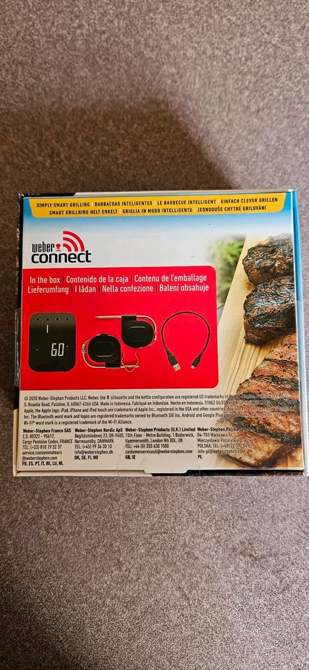 Weber connect Smart Grilling Hub! Grillthermometer! NEU!! in Abensberg