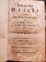 Briefe des Horaz / Horazens Briefe 1790 Schleswig-Holstein - Schleswig Vorschau