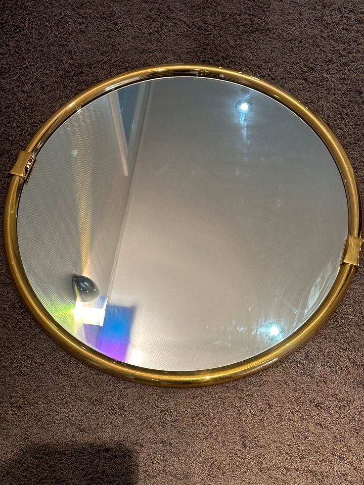 Spiegel 24 Karat vergoldet 60 cm Durchmesser in Berlin