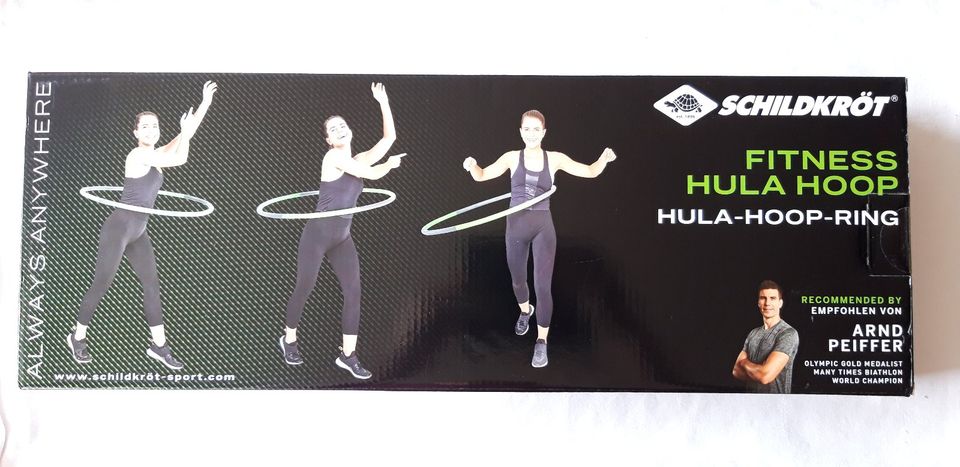 Fitness Hula hopp 100 cm Durchmesser Schildkröt grün-grau NEU in Hannover