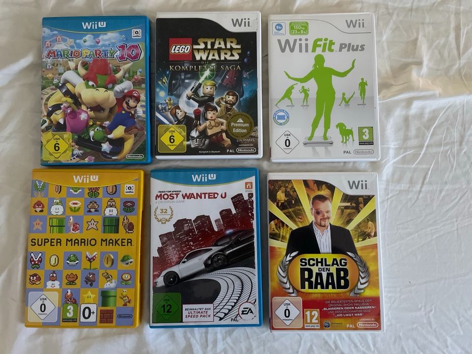 9 Wii U Spiele (einzeln oder zusammen) in Berg Fidel