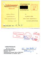 Freistempel-Postkarten aus den 60/70er-Jahren Rheinland-Pfalz - Irmenach Vorschau