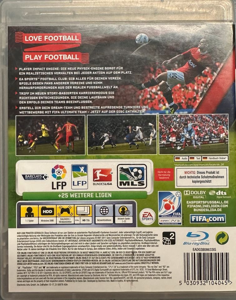 PS3 Spiel: FIFA 12 in Winnenden