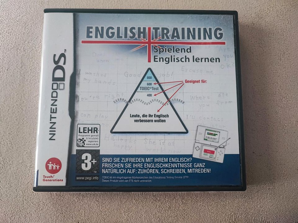 Nintendo DS Spiel "English Training" in Hamburg