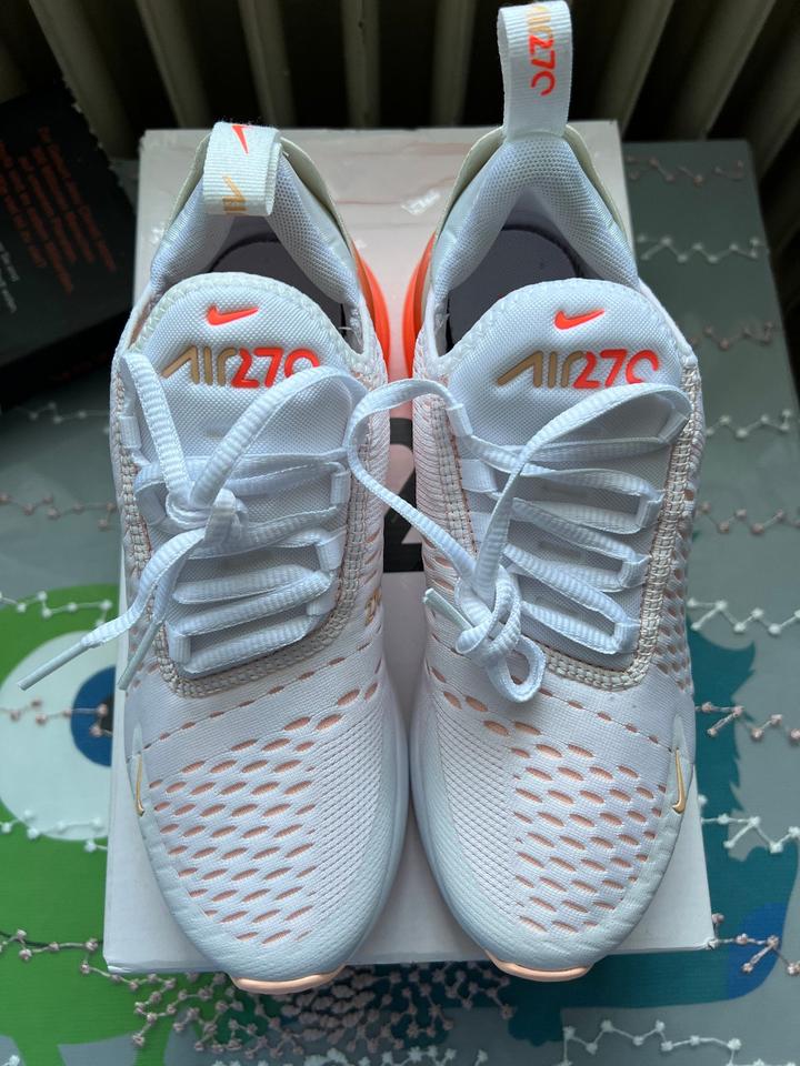 Nike Air Max 270 Damenschuhe weiB orange in Baden Wurttemberg Heilbronn kleinanzeigen