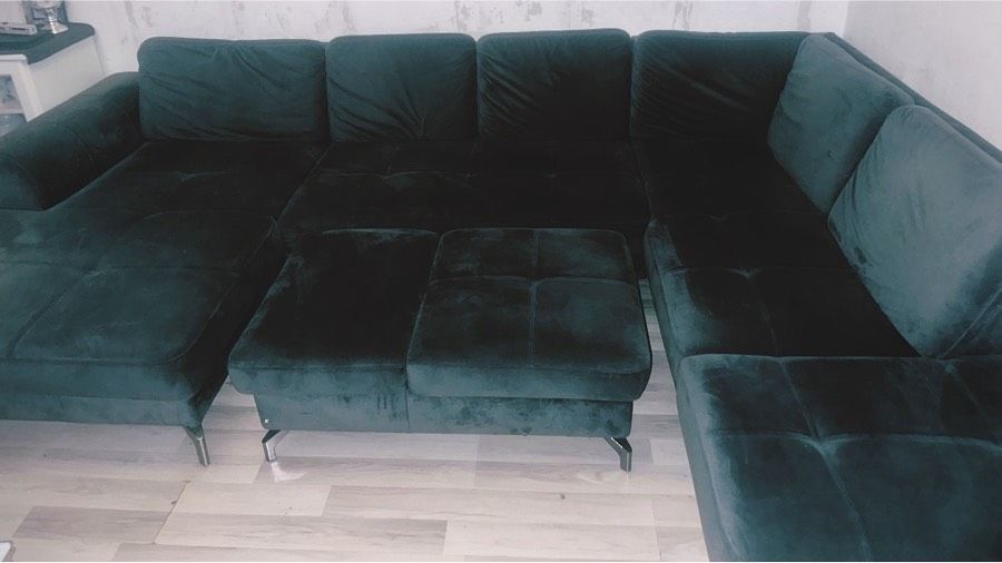 Couch /Sofa Anthrazit grau in Hamburg