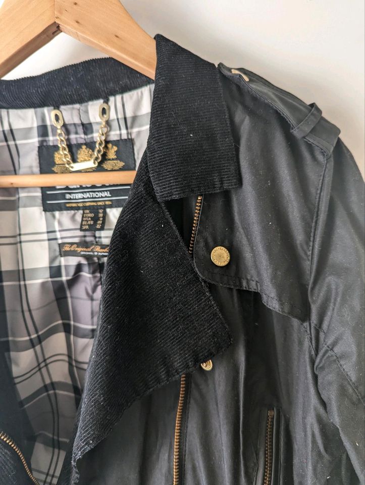 #Barbour International April Waxed Jacket in schwarz Gr.38/M in Pinneberg