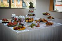 Tischdecken Tischrock Buffet Deko Stehtische- Hussen Hochzeit Hessen - Gudensberg Vorschau