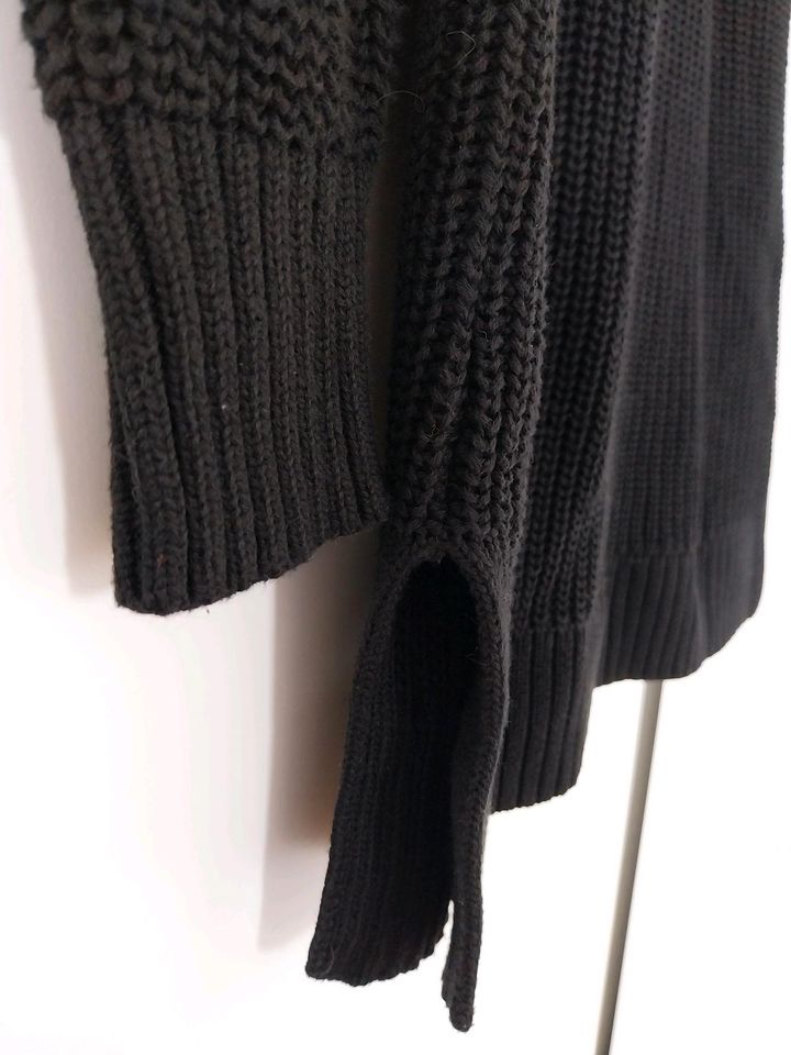 GAP Strickjacke Cardigan XS S 34 36 schwarz Baumwolle Grobstrick in Jork