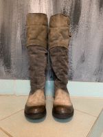 Gefütterte Echtleder Stiefel Khaki Nordrhein-Westfalen - Ennigerloh Vorschau