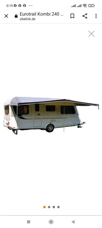 Wohnwagen Caravan/Vorzelt Markise Größe 7 411 cm in Bergneustadt