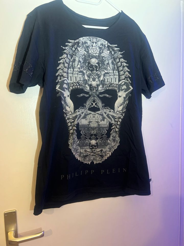 Philipp Plein Shirt Tshirt in XL unisex mit Totenkopf Glitzer in Berlin