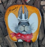 Hase "Freddy", grosser, mit Acrylfarbe bemalter Thassostein Baden-Württemberg - Gutach Vorschau