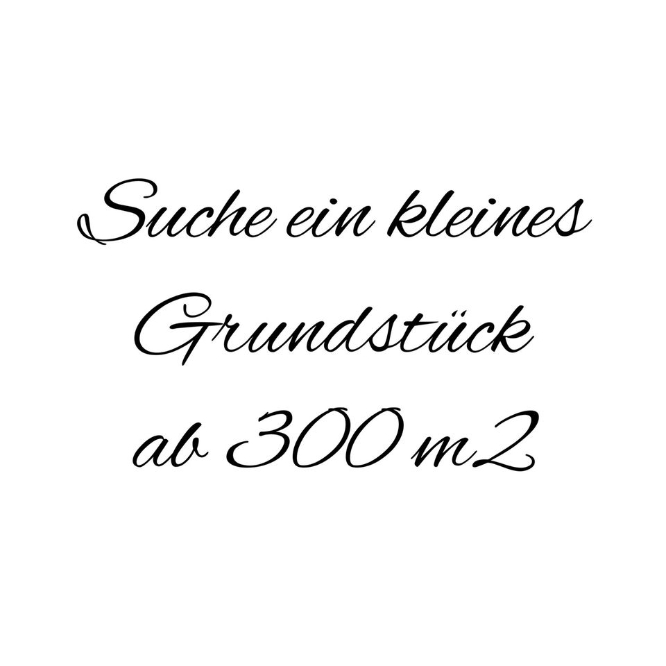 Suche ein kleines Grundstück ab 300 m2 in Rheine