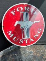 Werbeschild Ford Mustang Ande Rooney USA Sachsen-Anhalt - Magdeburg Vorschau