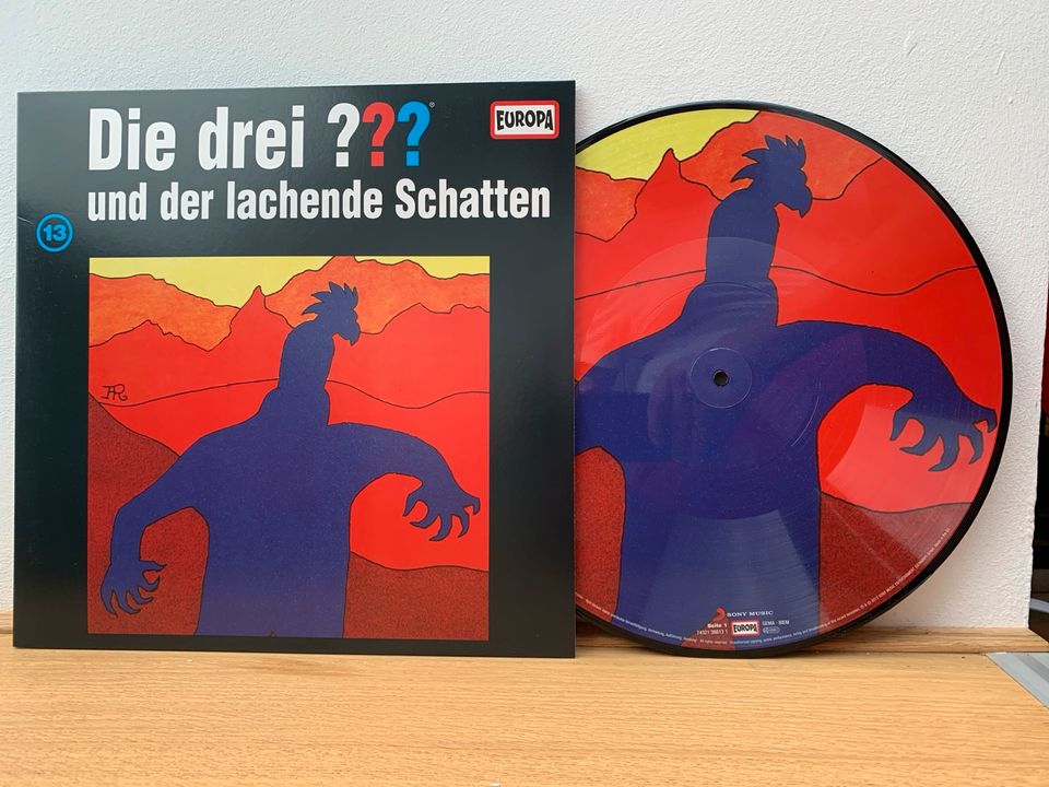 Drei Fragezeichen der lachende Schatten (13) Picture Vinyl LP in Erlangen