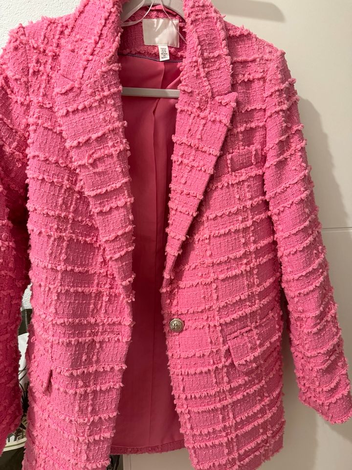 H&M Blazer in Pink in Hemer