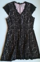 Kleid Spitzen-Kleid von H&M Gr. L schwarz kurzärmlig Brandenburg - Putlitz Vorschau
