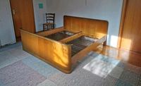 Doppelbett 50er/60er/70er Mid-century 1,8x1,9m 2x 90cm Einzelbett Bayern - Igling Vorschau