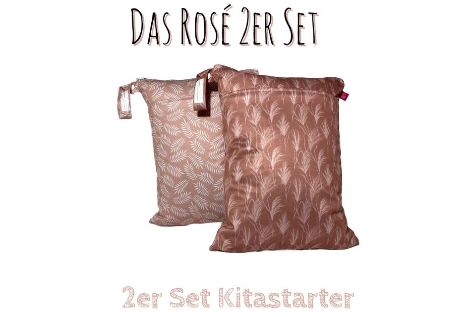 Wetbag 2er Set personalisierbar Nasstasche KiTatasche in Edemissen