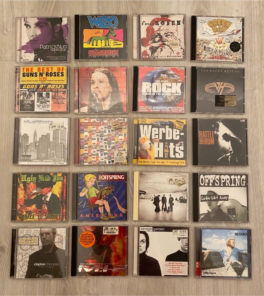 135 CDs (Rock, Pop) im Set /Take That, U2, R.E.M., Offspring in Aßling