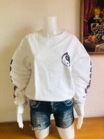 Weißes Sweatshirt Hoodie Pullover Pulli Baumwolle Gr.38 Hessen - Rauschenberg Vorschau