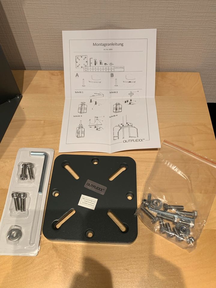 OUTFLEXX Bodenanker XL für Ampelschirme mit Adapterplatte NEU in Nierstein