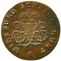 Münze, Würzburg 1/2 Pfennig 1761 Bayern - Günzburg Vorschau
