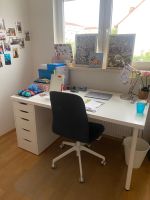 Schreibtisch LAGKAPTEN / ALEX Schreibtisch, weiß, 140x60 cm IKEA Hessen - Bad Vilbel Vorschau