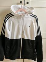 Adidas Jacke gr. L 40 Damen schwarz weiß Sportjacke Sachsen - Wildenfels Vorschau