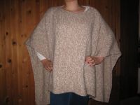 Poncho Stola Wollüberwurf Altrosameliert L-XXL/40/42/44/46 ITALIA Hessen - Seligenstadt Vorschau