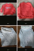 ♠2x Sweat-/Feinstrick Pullover|Sweater weiß, rot|#m.i.Italy|Gr. L Thüringen - Mühlhausen Vorschau
