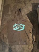 Review Hoodie Sweatshirtjacke Strickjacke grau M oversized Düsseldorf - Flingern Nord Vorschau
