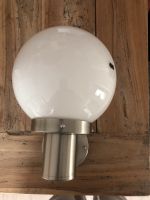 Edelstahl Aussenlampe mit Glaskugel und Energiesparleuchte Essen - Essen-Kray Vorschau