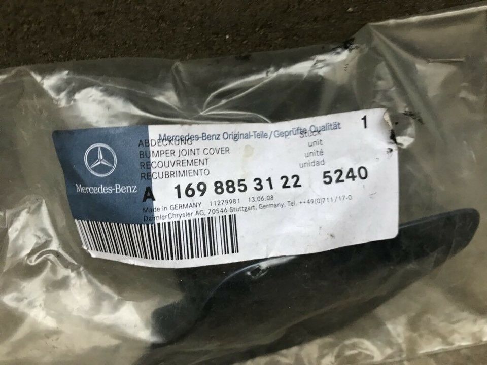 Mercedes B-Klasse A1698853122 5240 SRA Abdeckung Stoßstange vo-li in Essen