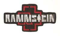 Rammstein Aufnäher / Patch Aufbügler 13,5cm x 7cm Nordrhein-Westfalen - Minden Vorschau